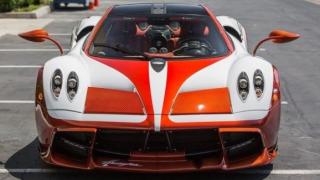 Суперавтомобил Pagani Huayra с пробег от само осем километра бе пуснат за продажба (СНИМКИ)