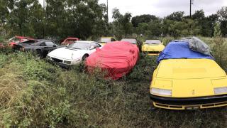 Не е истина! Изхвърлиха в полето колекция от коли Ferrari (СНИМКИ)