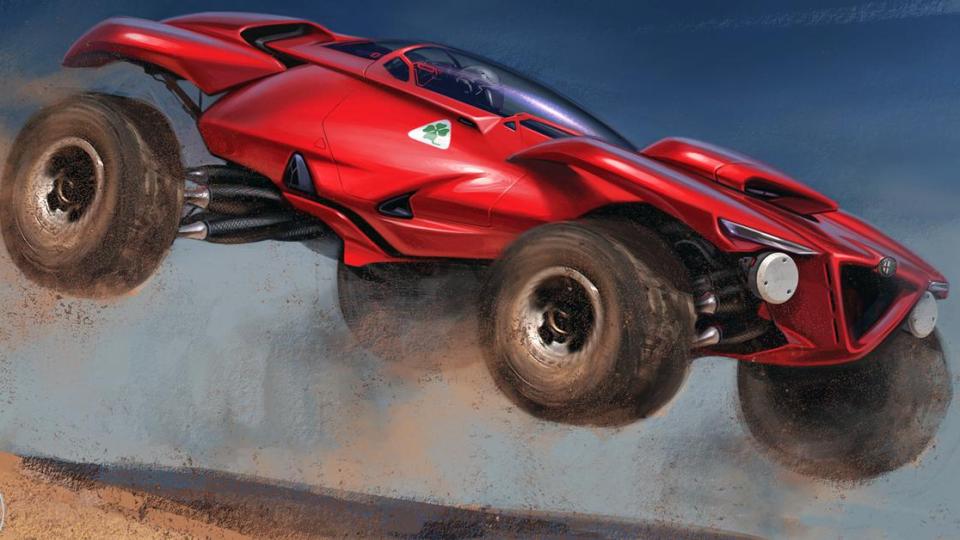 Alfa Romeo за "Дакар" и други гости от паралелния свят (СНИМКИ)