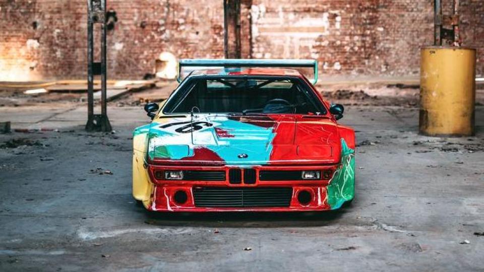 Показаха уникалния арт автомобил BMW M1 на Анди Уорхол СНИМКИ