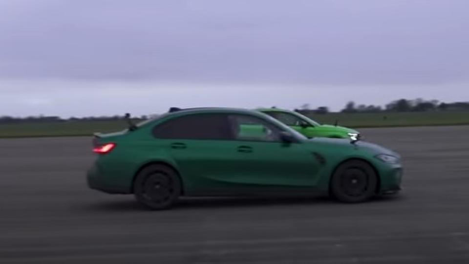 Вижте интригуващия дуел между новото Audi RS3 и BMW M3 Competition ВИДЕО