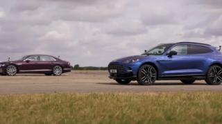 Зрелищно ВИДЕО: Нови и мощни Aston Martin и Bentley бяха сравнени в бясна драг гонка