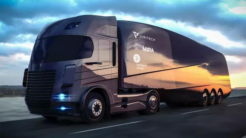 Показаха първия изцяло работещ на водород камион, убиец на Tesla Semi