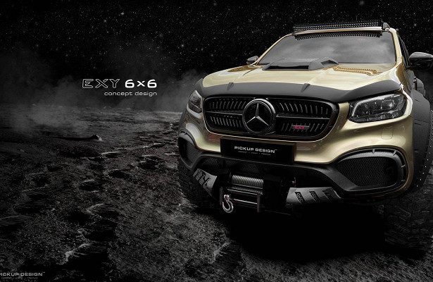 Пикапът Mercedes-Benz X-Class ще има 3 оси