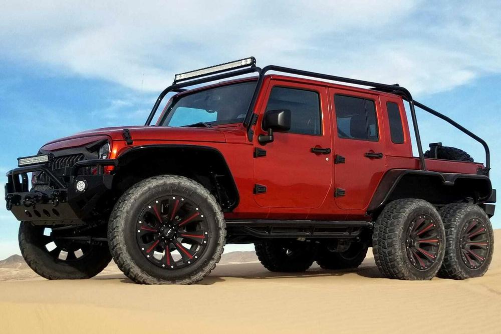 Продава се уникален Jeep Wrangler Hellcat 6x6 (СНИМКИ)