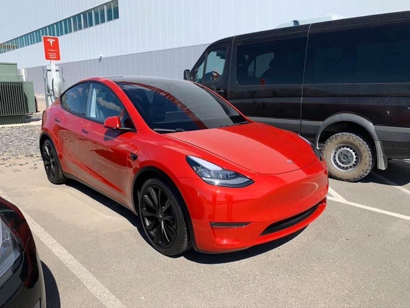 Заснеха най-новата Tesla - Model Y СНИМКИ