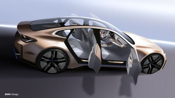 BMW представи разкошното електрокупе Concept i4 ВИДЕО