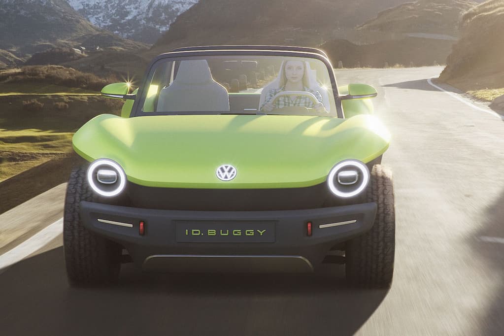 Впечатляващият Volkswagen ID.Buggy става производствен модел СНИМКИ