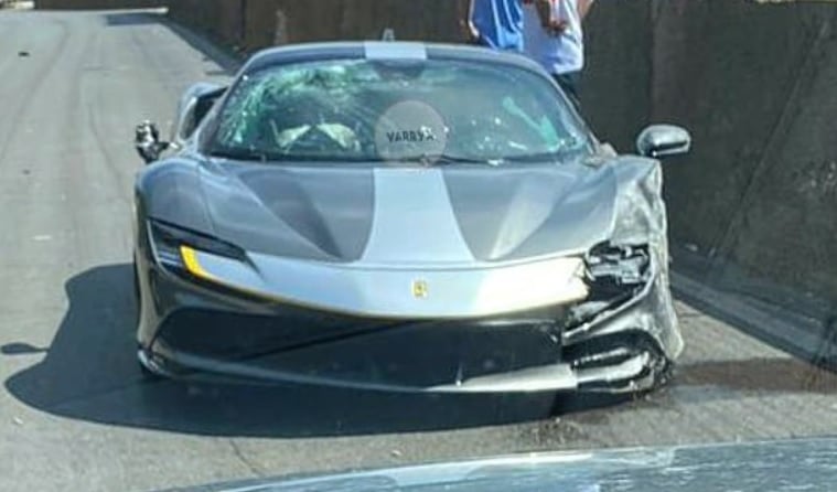 Шофьор разби най-скъпото и бързо Ferrari скоро след покупката СНИМКИ