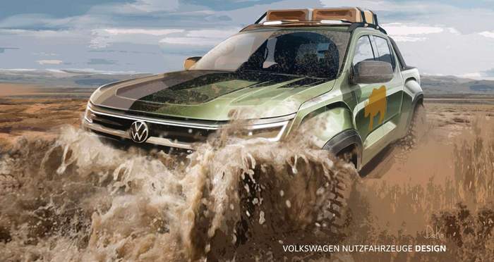 Volkswagen показа официални СКИЦИ на новия "напомпан" Amarok