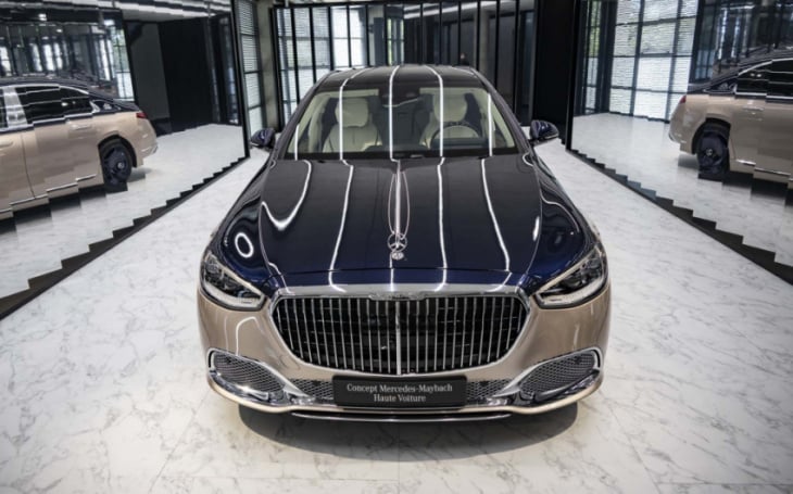 Mercedes-Maybach показа най-луксозната S-класа: Злато, кожи и шампанско СНИМКИ