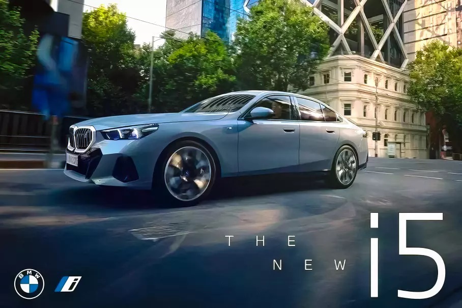 Първа СНИМКА на електрическия седан BMW i5