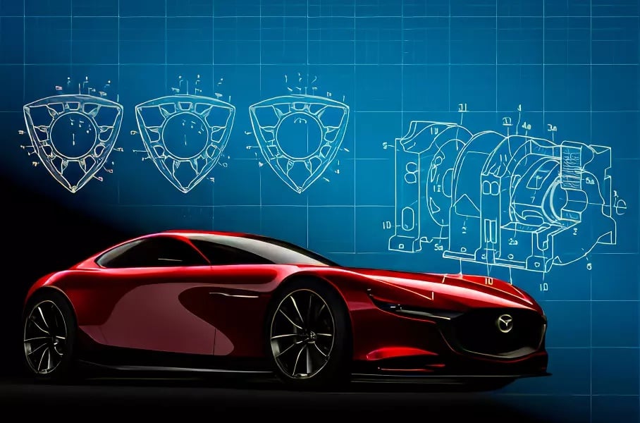 Mazda патентова нов роторен двигател, възражда ли се RX-8?