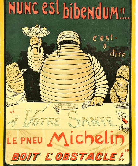 Вижте колко страховит е бил символът на Michelin преди години, а сега е усмихнат и вежлив ВИДЕО