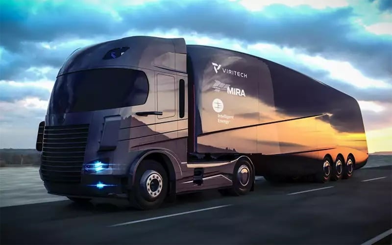 Показаха първия изцяло работещ на водород камион, убиец на Tesla Semi