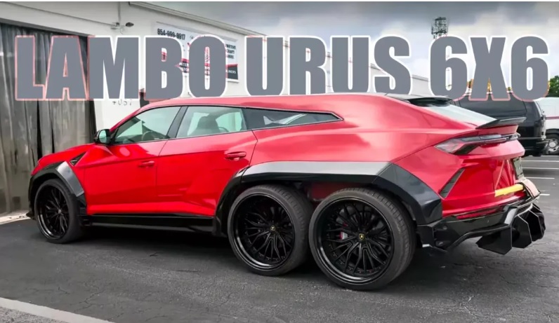 Показаха изумителен Lamborghini Urus на 6 колела ВИДЕО