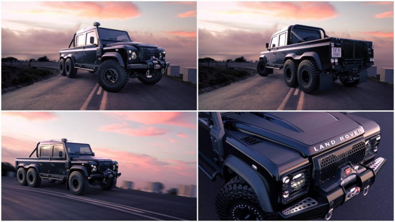 "Черната мамба": един много рядък проект на базата на Land Rover Defender" 6×6