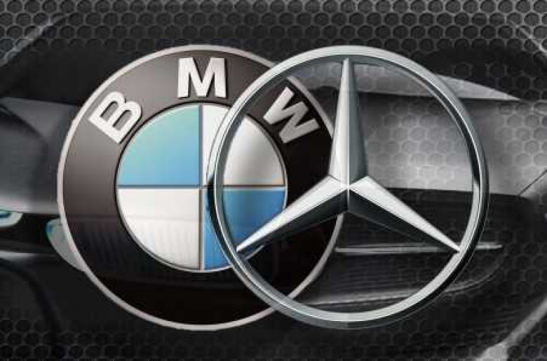 Компаниите BMW и Mercedes-Benz се изгавриха една с друга СНИМКИ