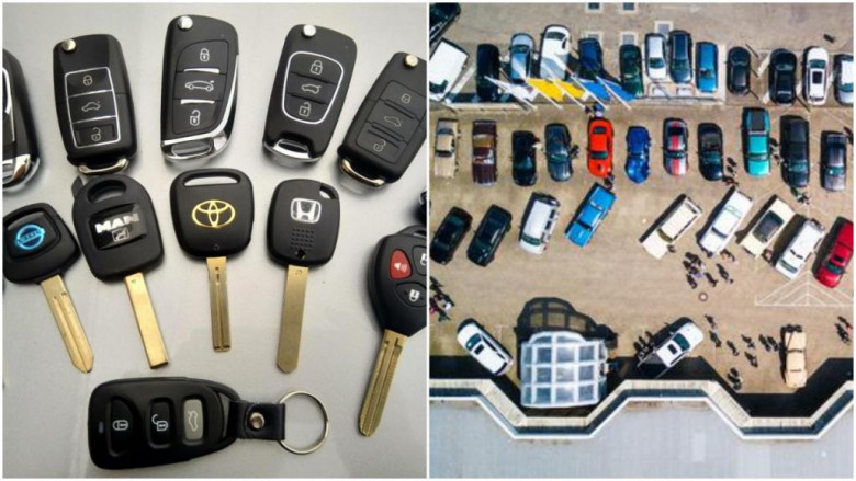 Мегазагадка за 100 ключа: Стотина автомобила спряха да работят на паркинг пред магазин