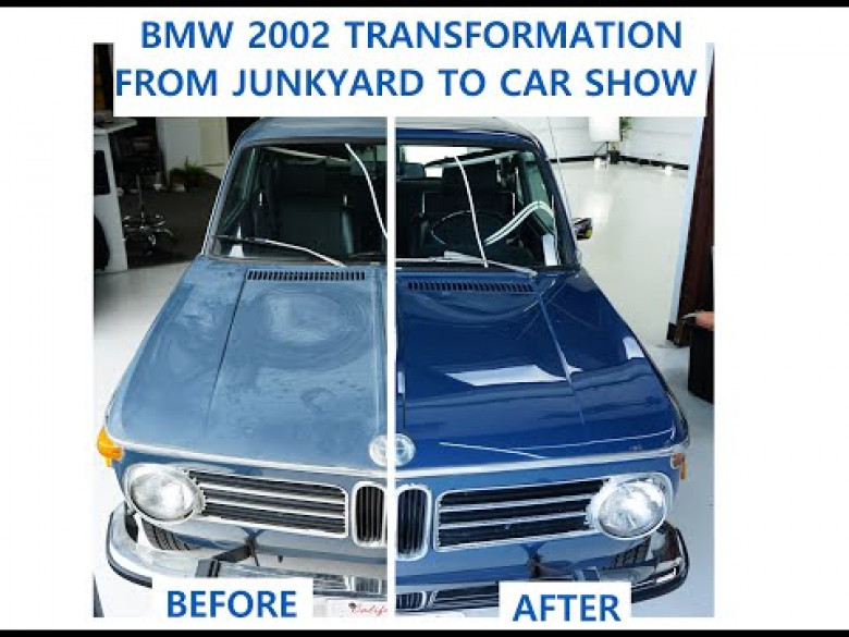 Измиха древно BMW 2002 до уникално състояние в 7 стъпки ВИДЕО