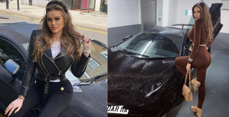 Моделка украси своето Lamborghini с 2 млн. кристала Swarovski ВИДЕО