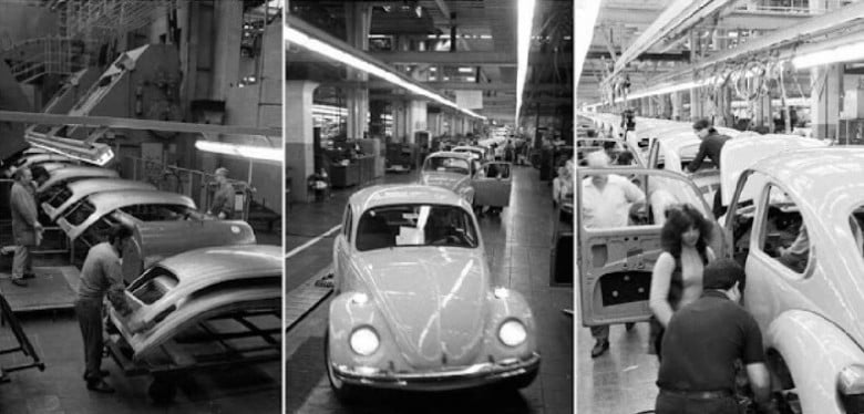 30 СНИМКИ, запечатали ежедневието в завода на Volkswagen през 1972 г.