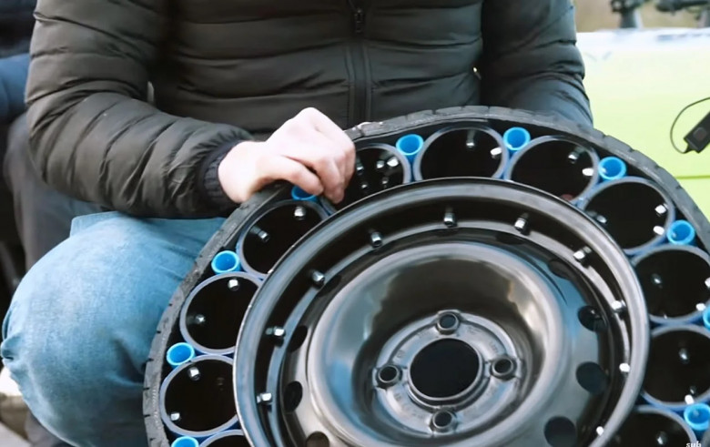 Мастерклас: Как да си направим сами автомобилни гуми без въздух ВИДЕО