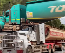 Омагьосващо: Много дългите автовлакове в Австралия ВИДЕО