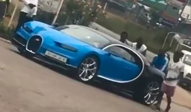 Не е истина: Bugatti Chiron за $3 млн. се наложи да бъде бутан на пътя ВИДЕО