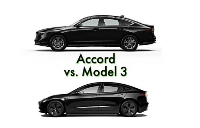 Експерти сравниха разходите за електромобила Tesla Model 3 и хибрида Honda Accord