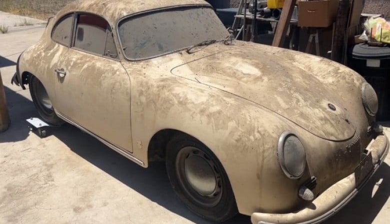 Уникално ретро Porsche за $100 000 бе открито изоставено в гараж  СНИМКИ