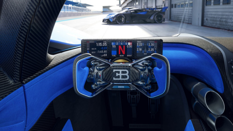 Bugatti представи интериора на Bolide СНИМКИ